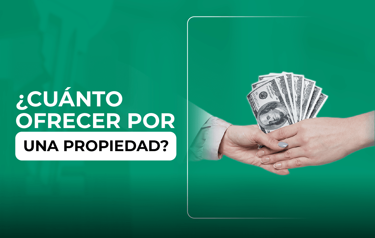 ¿Cuánto debo ofrecer por una propiedad?