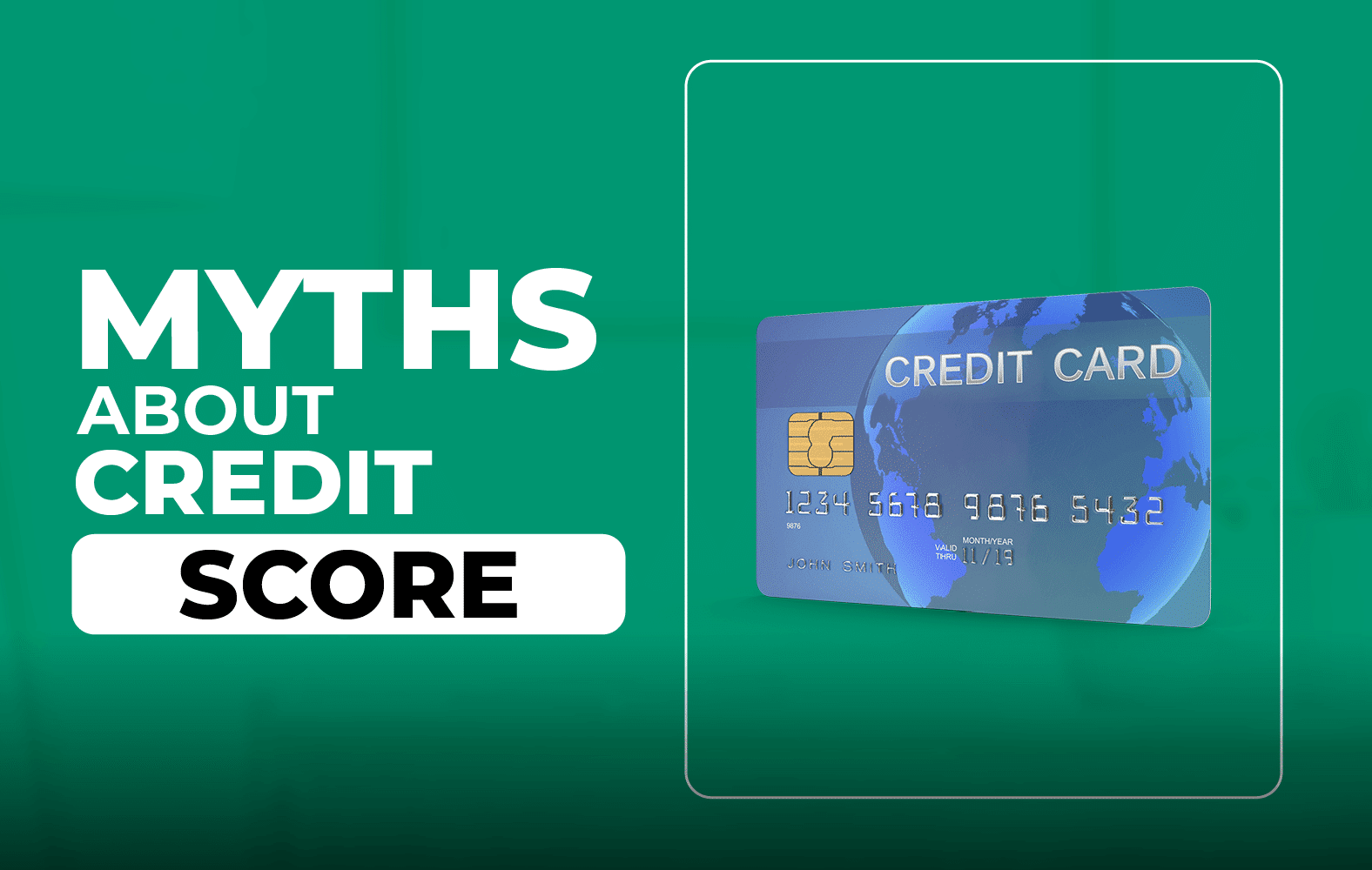 Some myths about credit scores